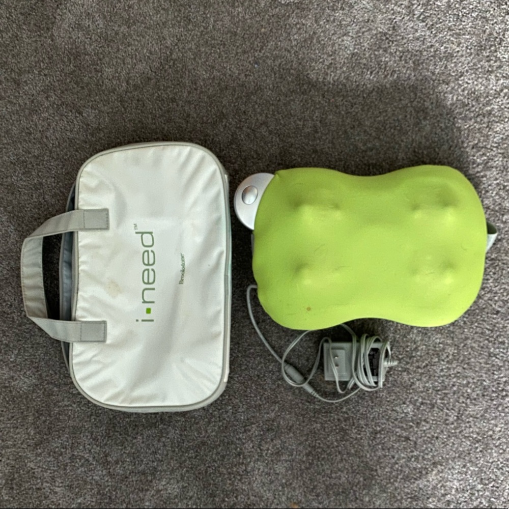 Brookstone I-NEED Lumbar Back Shiatsu Massager